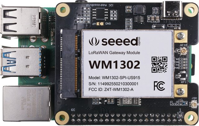 Seeed Studio WM1302 Raspberry Pi Hat LoRaWAN Zusatzplatine mit Semtech SX1302 LoRa Concentrator - Bild 1