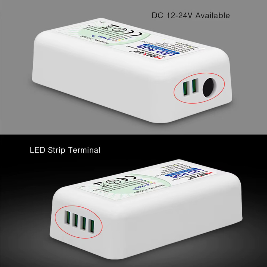 Miboxer FUT020 RGB Dimmer für LED-Streifen und FCOB, 2,4 GHz RF, DC 12-24V, steuerbare Helligkeit und Sättigung, Multicolour - Bild 3