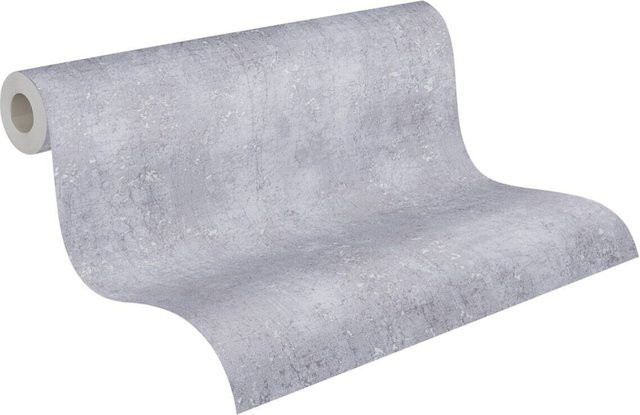 A.S. Création Vliestapete in Grau im modernen Design, B/H/T: 53 x 1005 x 8 cm - Bild 1