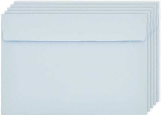 Rico Design Paper Poetry Luxury Umschläge C5 Hellblau - Bild 1