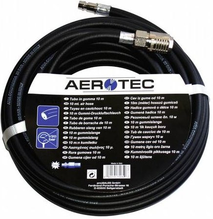 Aerotec Druckluftschlauch Schwarz, Länge: 20 m, Innendurchmesser: 9 mm - Bild 1