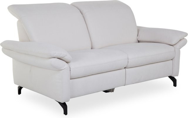 Vito SARDENA 2-Sitzer Sofa in Weiß mit Stoffbezug und elektrisch verstellbaren Sitzen, B/T/H: 164 x 88 x 101 cm - Bild 1