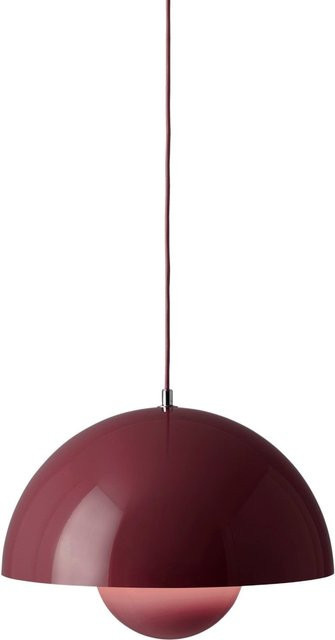 &Tradition Flowerpot VP7 Hängeleuchte aus Metall in Rot und Violett mit E27 Fassung - Bild 1