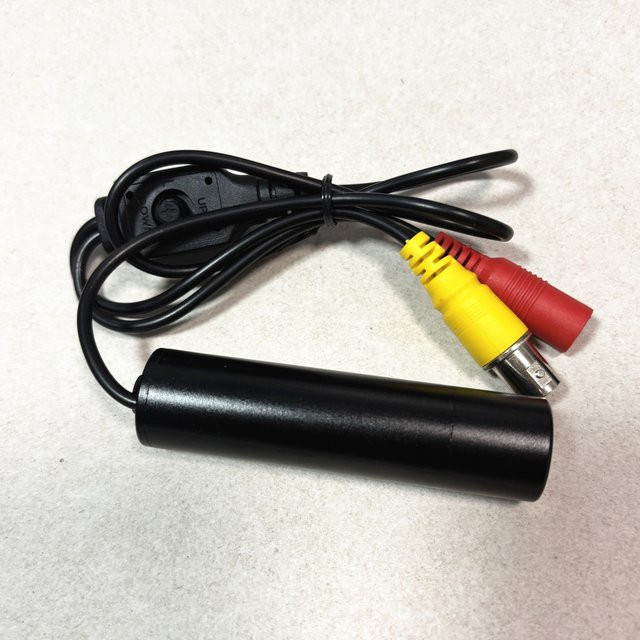 HQCAM NVP2040 Mini Bullet-Kamera Schwarz mit 3,6mm Objektiv, CVBS OSD-Menü, IP66 Wasserdicht, Innen- und Außenkamera - Bild 1