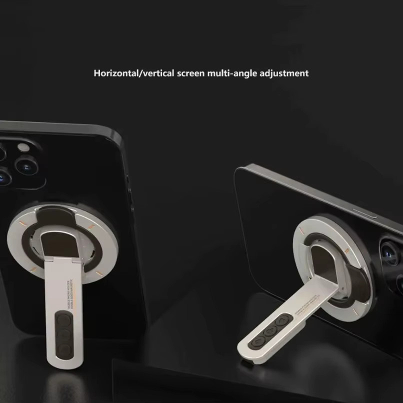 VIKEFON Magnetischer Fingerring-Halter in Weiß, 360 Grad drehbarer MagSafe Handygriff und Ständer für iPhone - Bild 4
