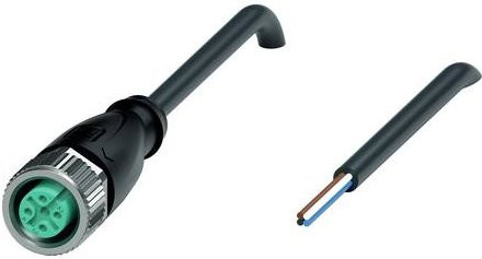 Pepperl+Fuchs 295360 Sensor-Aktor-Steckverbinder konfektioniert, 4 Polzahl, Schwarz, Länge: 10 m - Bild 1