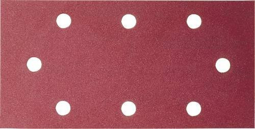 Bosch Schwingschleifpapier gelocht Körnung 120, 10 Stück, B: 9,3 cm x L: 23,0 cm - Bild 1