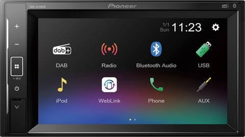 Pioneer DMH-A240DAB Doppel-DIN Autoradio mit Bluetooth und USB-C in Schwarz - Bild 1