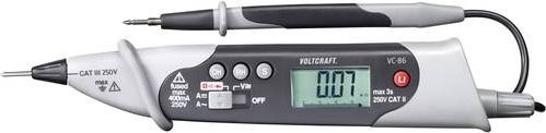 Voltcraft VC-86 Digital-Multimeter CAT III 250V in Grau mit 4000 Counts - Bild 1
