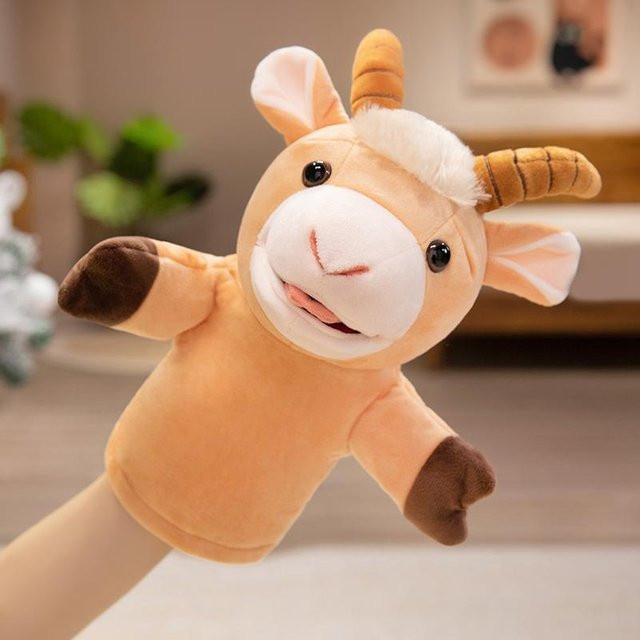 Yiran toy Kawaii Cartoon Ziege Schaf Alpaka, Handpuppen, Plüsch / Textil - Bild 1