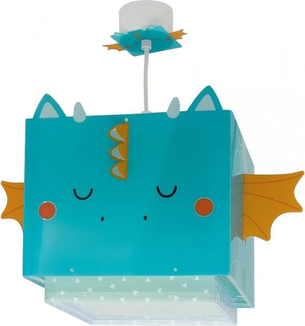 Dalber Kinderzimmer Deckenlampe Kleiner Drache in Türkis und Transparent - Bild 1