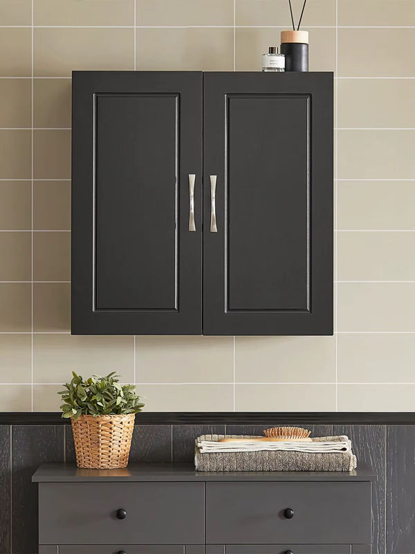 SoBuy FRG231 Hängeschrank in Weiß als Badschrank, Küchenschrank oder Medizinschrank mit zwei Türen und internen Regalböden - Bild 4