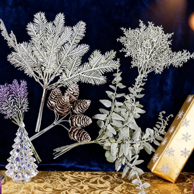 XIAOYINMO Künstliche Lavendel Pflanzen für Tischdekoration und Hochzeiten, 2er Set - Bild 1