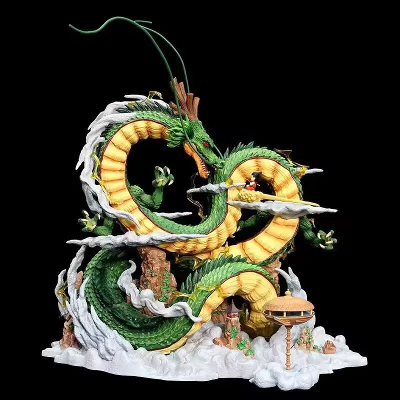 Bandai Dragon Ball Z Anime Sammelfiguren Set mit Shenron und Kind Goku aus Kunststoff, mehrfarbig, Höhe: 20,5 cm - Bild 5