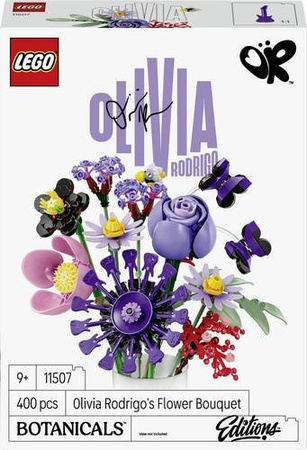LEGO Icons 11507 Botanicals Olivia Rodrigos Blumenstrauß Bauset in Lila, Rot und Pink