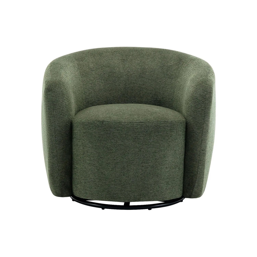Sessel Vereide mit gerader Rückenlehne in Khaki Green aus Strukturstoff, Breite: 80 cm - Bild 2