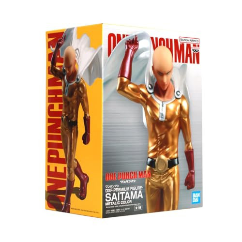 Banpresto One-Punch Man Saitama DXF Premium Anime Figur in Metallic-Optik von Bandai Spirits - Bild 2