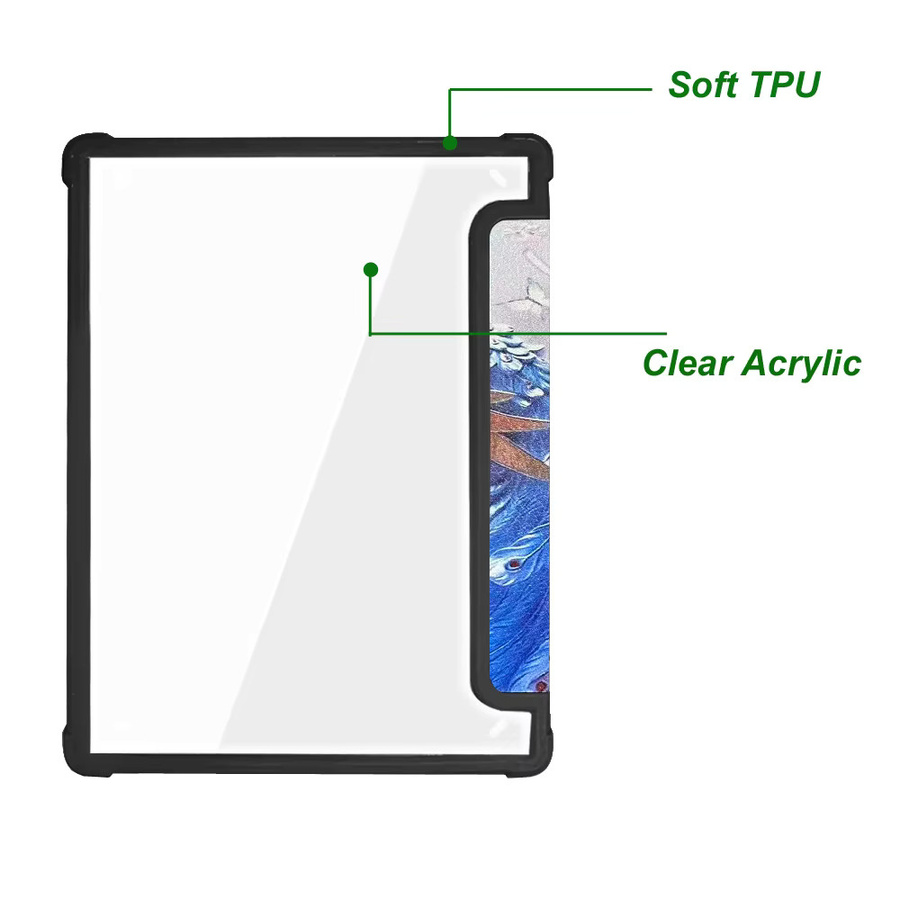 Transparente Acryl-Schutzhülle mit Handschlaufe für Onyx Boox Go 6 (6 Zoll, 2024) in Blau - Bild 2
