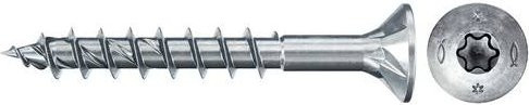 Fischer Power-Fast II Spanplattenschrauben aus Stahl, galvanisch verzinkt, Durchmesser: 4,5 mm, Länge: 35 mm, 500 Stück - Bild 1