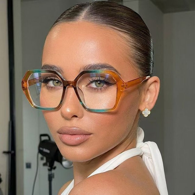 Kunkka coco Korrektionsbrille Cat-Eye, Vollrand, Multicolor, Damen - Bild 1
