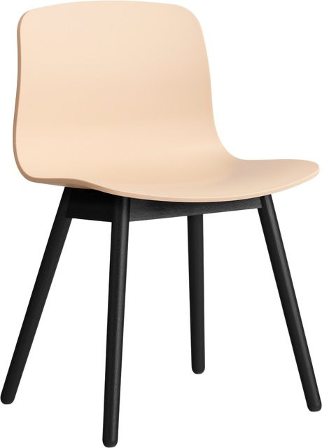 HAY About A Chair AAC 12 Esszimmerstuhl aus Polypropylen in Orange mit Eichengestell - Bild 1