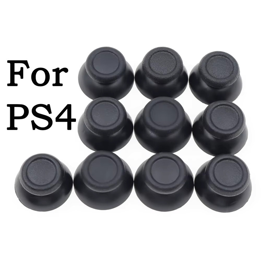 TingDong 10 Stück 3D-Analog-Stick-Abdeckungen in Schwarz für PS4 Controller und PlayStation 4 Joystick-Pilzkappen - Bild 3