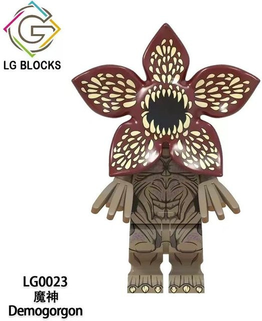 Hot Toys Stranger Things Dustin Mike Lucas Wird Demogorgon Modell Bausteine, 14-teiliges Set - Bild 1