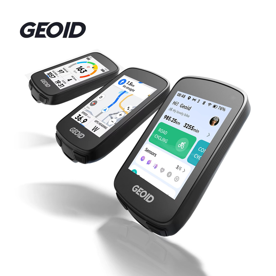 GEOID CC700 Pro Kabelloser Fahrradcomputer mit Touchscreen, ANT+ und Wi-Fi, IPX7 Wasserdichter Fahrradtacho in Schwarz - Bild 6