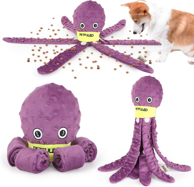fuled Oktopus-Hundespielzeug, Schnüffelspielzeug, interaktives Hundespielzeug mit Rätsel - Bild 1