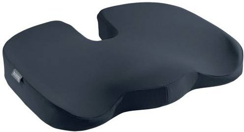 Ergonomisches Leitz Sitzkissen Ergo Cosy mit abnehmbarem Stoffbezug in Grau, B: 47 cm, T: 37 cm, H: 9 cm - Bild 1