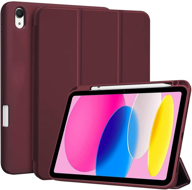 Magnetische Smart-Cover Hülle für iPad 11. Generation (11 Zoll) und 10. Generation (10,9 Zoll) mit Stifteetui in Lila - Bild 1
