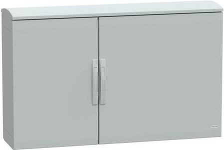 Schneider Electric Polyestergehäuse Bodenstehend Grau mit Abdeckung IP44 B/H/T: 75,0 x 125,0 x 32,0 cm - Bild 1