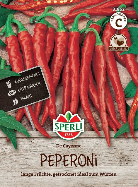 SPERLI Peperoni-Samen De Cayenne - Bild 1