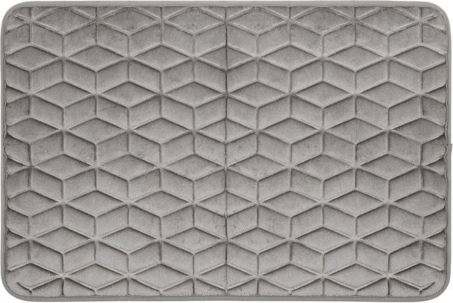 Modern Living Badematte Conny in Grau, rechteckig, B/T: 40 x 60 cm - Bild 1