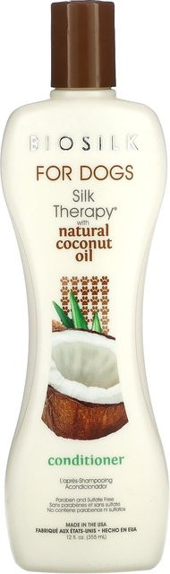 Biosilk Seidentherapie Conditioner mit Kokosnussöl, 355 ml, Hunde - Bild 1