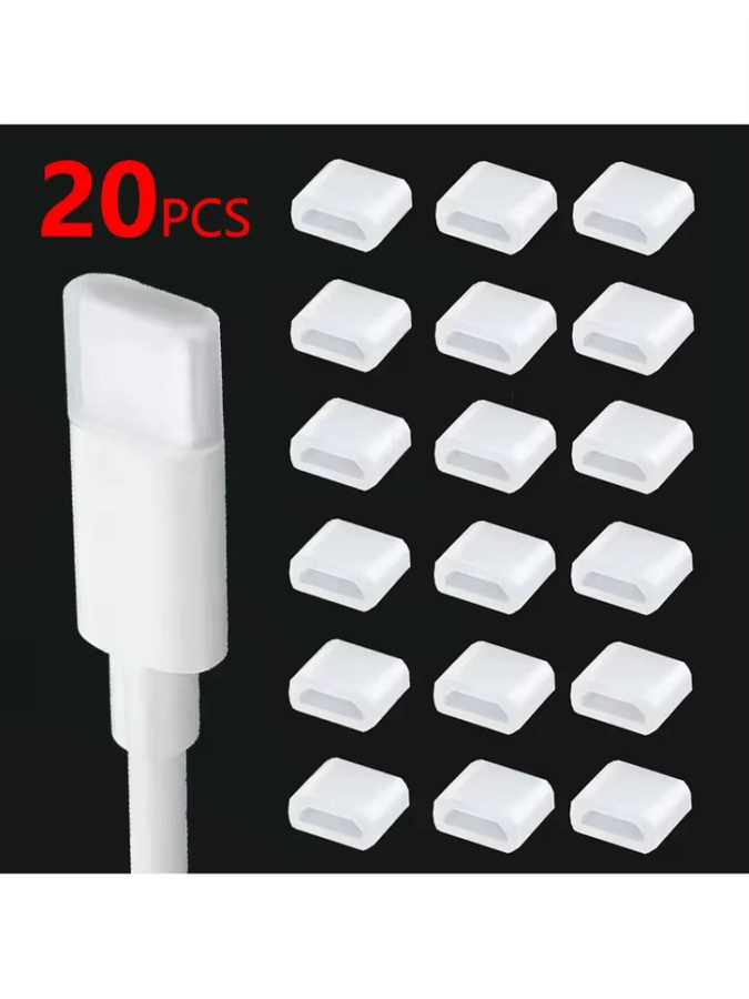 Staubschutzhülle für Android USB-C Typ C Stecker in Weiß - Bild 6