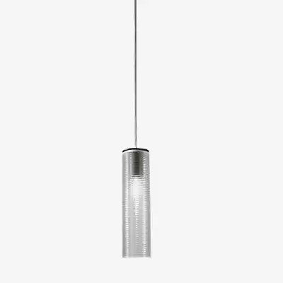 Panzeri Clio Pendelleuchte aus Glas in Transparent und Silber - Bild 1