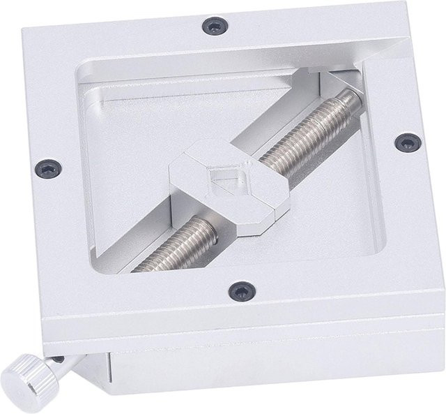 Koogeelife BGA Reballing Rework Station Universal Diagonal Vorlage für Computer CPU und Telefon zum manuellen Löten in White und Silver - Bild 1