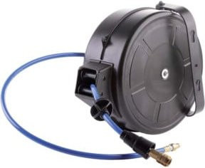 Aerotec Pneumatikschlauch Druckluftschlauchtrommel Schwarz-Blau 18 m - Bild 1