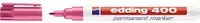 edding Permanentmarker 400 mit Bullet-Spitze in Pink - Bild 1