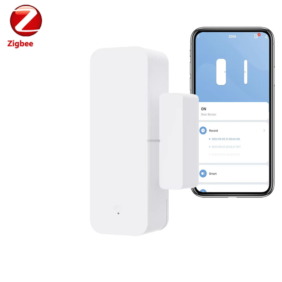 Tuya Zigbee 3.0 Tür-Fenster-Sensor Kontaktsensor in Weiß für SmartLife Alexa Yandex Zigbee2Mqtt ZHA - Bild 5