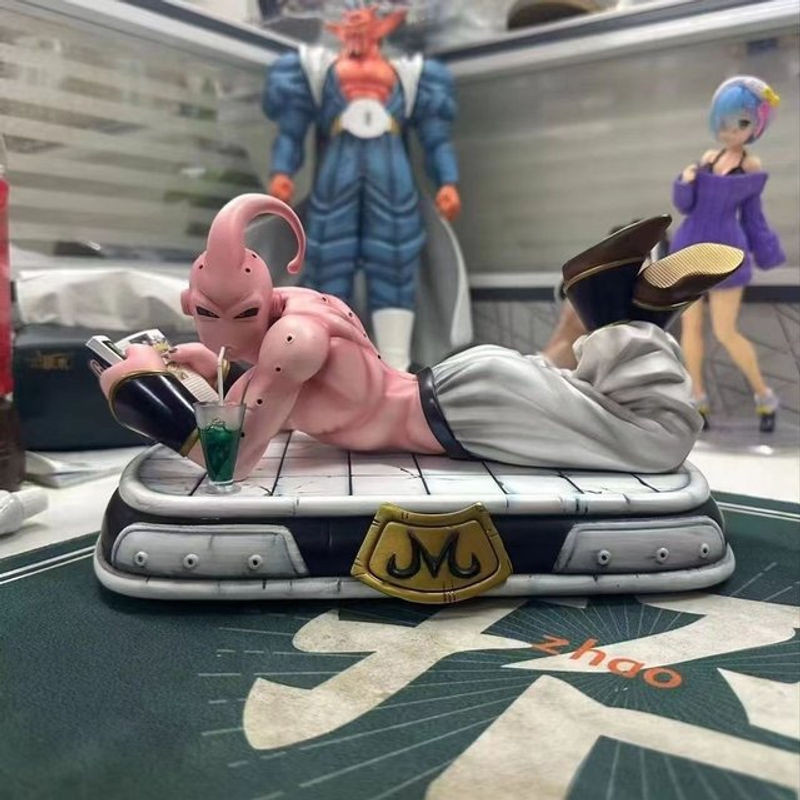 Bandai Dragon Ball Z Majin Buu Actionfigur aus Kunststoff, Rosa, Höhe: 14 cm - Bild 1