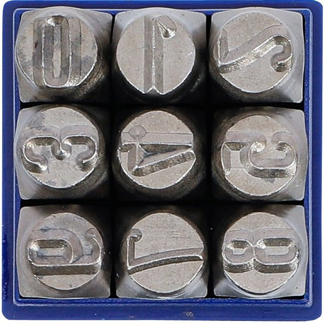 BGS Einschlagzahlen aus Stahl 12 mm - Bild 2