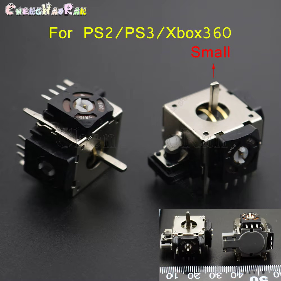 ChengHaoRan 2 Sets 3D Rocker Joystick Analog Sensor Reparatur Teile für PS2 PS3 und Xbox360 Controller in Schwarz - Bild 4
