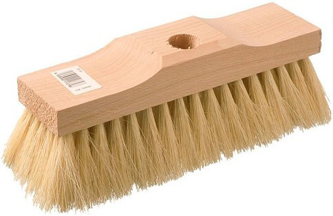 CONNEX Teerbesen in Braun mit Holzgriff, Breite: 6,5 cm, Länge: 23 cm - Bild 1