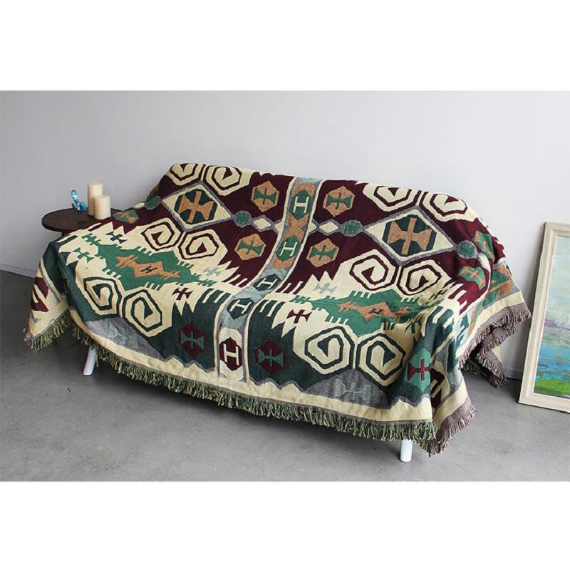Dress U Up Fashion Jacquard Tagesdecke aus Baumwolle in Grün, B/B: 90 x 90 cm - Bild 2