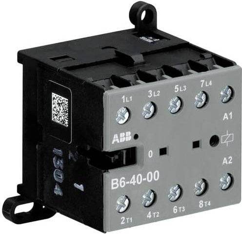 ABB B6-40-00-14 Kleinschütz mit 4 Schließern, 4kW, Schwarz - Bild 1