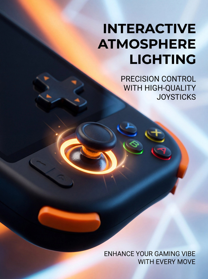 MangMi Air X Game-Konsole in Grau mit 5,5-Zoll-Android-System, 1080p-IPS-Touchscreen und 5000-mAh-Akku - Bild 2