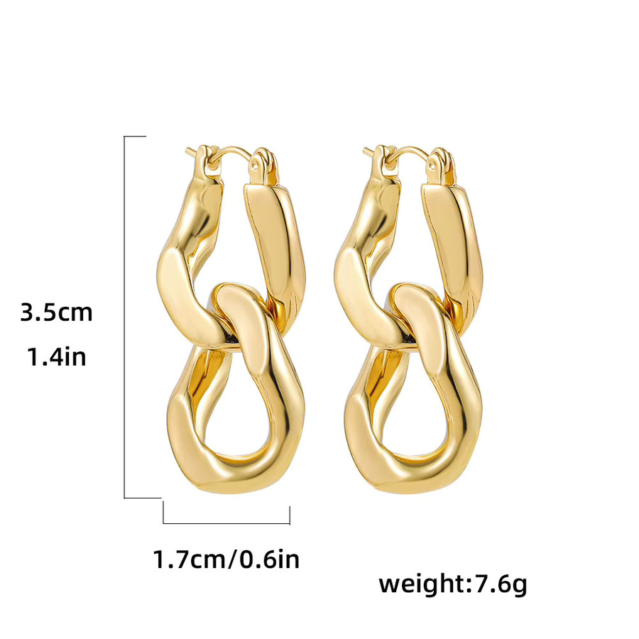 Erpels Creolen-Ohrringe, Gold, Damen - Bild 5