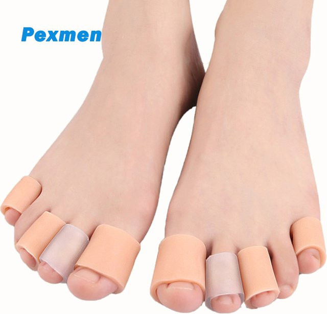 Pexmen Zehen-Separator Protektoren mit Gel-Futter, Unisex - Bild 1